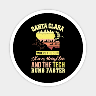 Santa Clara San Francisco United States Design Magnet